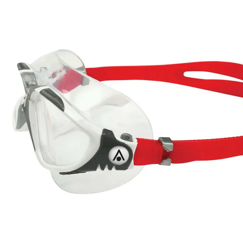 Aqua Sphere Vista Clear Lens Goggles White Red-3